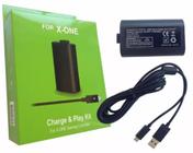 Bateria Recarregável Compatível Com Controle Sem Fio Xbox One Xbox Series C/ Cabo de Recarga USB
