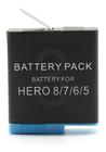 Bateria Recarregavel Para G0pr0 Hero 5/6/7/8 Black L