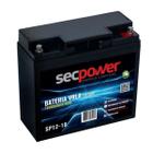 Bateria Selada 12v 18ah Secpower SP12-18 Recarregável Nobreak Alarmes Automação APC Cadeira de Rodas