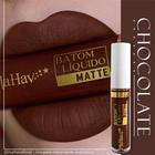 Batom liquido matte mahav chocolate