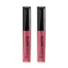 Batom Rimmel Stay Matte Liquid Rose & Shine, pacote com 2 unidades