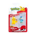 Battle Figure Pack Figuras Pokemon Pikachu E Piplup