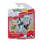 Battle Set 3 Figuras Pokémon Axew Luxio Piplup