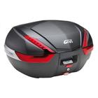 Bau bauleto case traseiro v47 nn monokey abs e refletores vermelho 47l - GIVI