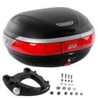 Baú Bauleto Givi 52 Litros E52n Maxia Monokey Top Case Vermelho + Base M5 Givi