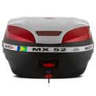 Bauleto Baú Mixs 52 Litros Mx52 Moto Universal Caixa Bag Top Case