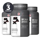 Bcaa 2400mg 100 Cápsulas Max Titanium Kit 3 Potes