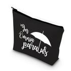 BDPWSS In Omnia Paratus Makeup Bag TV Show inspirado saco cosmético para os fãs presente amizade presente (In Omnia paratus bl)