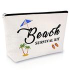 Beach Lover Gift Makeup Bags Beach Gift for Women Friends Funny Vacation Gift Beach Themed Gifts for Women Cosmetic Bags Birthday Christmas Graduation Gift for Girls Sister Travel Cosmetic Pouch