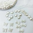 Beads Gadjica ABS Imitation Pearl 10 mm, branco, 200 unidades