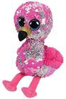 Beanie Boos Paetês Médio - Pinky Flamingo Rosa - DTC