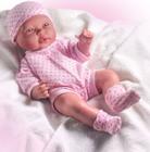 Boneca Anny Doll Baby Reborn Macacão Babador - 2442 - Cotiplás - Real  Brinquedos