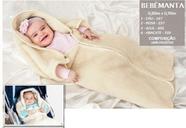 Bebê Manta Saco De Dormir Cobertor Infantil Anti Alérgico Etruria Bege