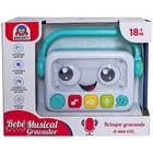 Bebe musical gravador braskit