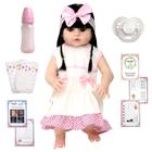 Bebe Reborn Bonita Menina Princesa Silicone Real 13 Itens