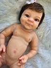 Bebê Reborn de Silicone Sólido 43cm menina