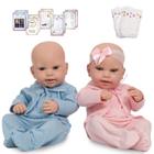 Bebê Reborn Gêmeos Casal Príncipe Princesa Pode Dar Banho - Cegonha Reborn Dolls