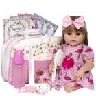 Bebe Reborn Girafinha Silicone-Doll 48cm - Escorrega o Preço