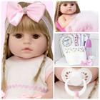 Bebe Reborn Menino Loiro 55cm Silicone Joaozinho - KEIUMI - Bonecas -  Magazine Luiza