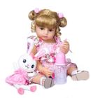 Bebe Reborn Menina Boneca 100% Silicone- Elisa - BEBÊ REBORN