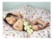 Bebê Reborn 35CM Silicone Recém nascido realista Dormirdo - Beleza