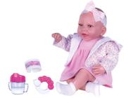 BONECA BEBE SONINHO REBORN COM TIARA 2652 COTIPLAS