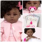 Bebe Reborn Menina Negra Corpo 100% Silicone Saída de Banho - Cegonha Reborn Dolls