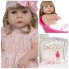 Bebê Reborn Menina Princesa Abigail 46cm Com Kit Acessórios - Cegonha Reborn Dolls