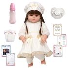 Bebê Reborn Menina Princesa Baby Alive 13 Itens Pode Molhar