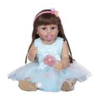 Bebê Reborn Menina Realista 100% Silicone 57cm - Sofia - PRO BABY