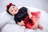 Bebê Reborn Realista, Enxoval Princesa, Lavável, Menina Hn01 em