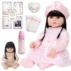 Bebe Reborn Morena Princesa Recém Nascida com Acessórios - Cegonha Reborn Dolls