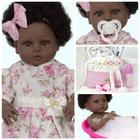 Bebe Reborn Preta Gatinha Menina 100% Silicone Vários Itens - Cegonha Reborn Dolls