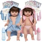 Bebê Reborn Realista Gêmeos Casal Enxoval Completo Bolsa - Cegonha Reborn Dolls