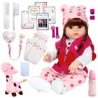 BAOERYAA Bebe Reborn Silicone Realista,bebê Reborn Menina,55cm Bebê Reborn  De Silicone Original África Bonito Pele Negra cabelo feito de mohair Com  Chupeta mamadeira Corpo Inteiro Lavável,A,menina 55cm : :  Brinquedos e Jogos