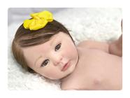 Boneca Bebê Reborn Silicone 55 Cm Enxoval Completo vermelho realista -  MUNDO KIDS
