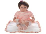 Boneca Bebe Reborn Laura Baby Larissa 45 cm e Corpo 100% Vinil