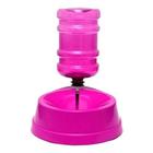 Bebedouro Automático Max para Cães e Gatos - 1 Litro - Rosa - Four Plastic