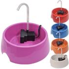 Bebedouro Fonte Gatos Cachorros Cães 1 Litro Filtro Carvão Ativado Little Mec Pet Bivolt Rosa