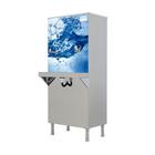 Bebedouro industrial coluna 50l adesivado 1 torneira 1 jato natural gelado 220v blue
