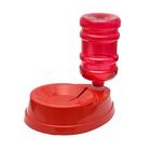 Bebedouro Pet Dosador Automático 1 Litro - Vermelho - Genérico