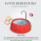 Bebedouro Pet Fonte Agua 1L Para Cachorros e Gatos Little Mecpet