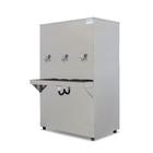 Bebedouro Purificador Industrial Blue Coluna 3 Torneiras Natural e Gelada 100L PIC100L220VN-3T Inox 220V