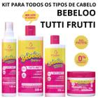 Bebeloo Tutti Frutti Kit Shampoo Solução P/ Cabelo Ressecado