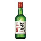 Bebida coreana soju 20,1% alc original jinro chamisul 360ml