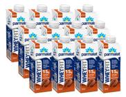 Bebida Láctea Parmalat Whey Fit 15g Sabor Cappuccino 250ml - 12 Unidades