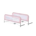 Bed Rail de malha ajustável Dream On Me Pink, pacote duplo