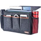 Bedside Caddy Zafit, 8 bolsos, tamanho grande, armazenamento