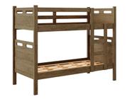 Cama Beliche Infantil Solteiro Com 05 Nichos E 02 Gavetões 231cm Aveiro oak  Branco Decker Shop Jm