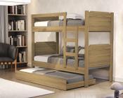 Beliche com cama auxiliar Star